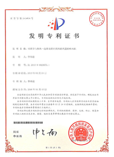 4.patent(china)-hair-drier